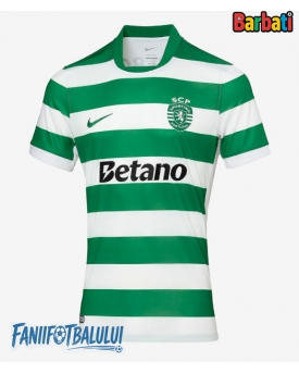 Sporting CP Tricou Fotbal Replică 2025-26 Barbati Acasa
